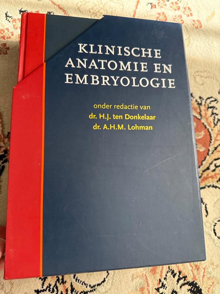 Klinische Anatomie en Embryologie, Boeken, Studieboeken en Cursussen, Gelezen, WO, Beta, Ophalen of Verzenden