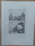 596-597 Leiden Witte Poort Maare Poort let op Unieke uitgave, Antiek en Kunst, Ophalen of Verzenden