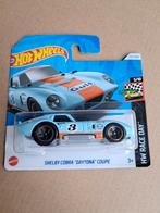 Hot Wheels Shelby Cobra Daytona Coupe lichtblauw Gulf ovp, Ophalen of Verzenden, Nieuw, Auto
