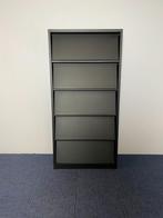 2 x Folderrek, zwart, H 195 x B 95 x D 42 cm., Gebruikt, Ophalen of Verzenden, Bureau