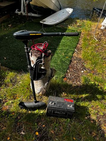 Minn Kota 30lbs + Greenline 105Ah Accu beschikbaar voor biedingen