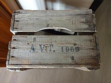 Veilingkist, vintage beschikbaar voor biedingen