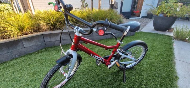 Woom 3 Premium Anniversary Edition Kinderfiets, Fietsen en Brommers, Fietsen | Jongens, Gebruikt, 16 inch, Handrem, Ophalen of Verzenden