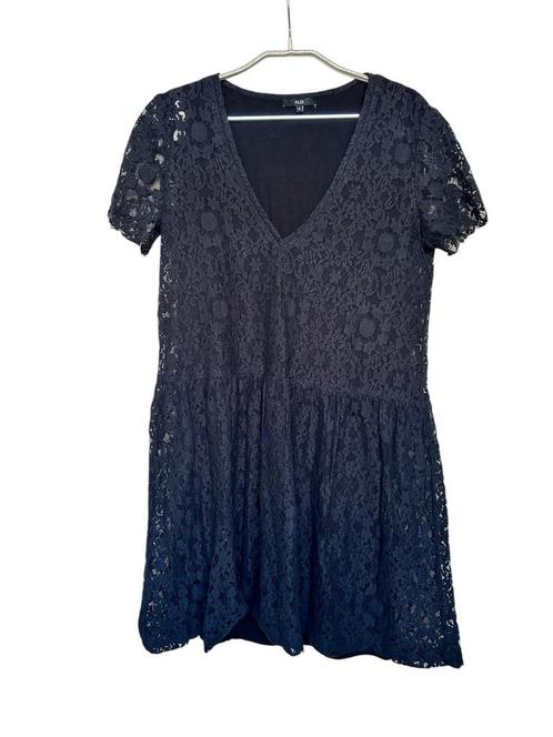 Alix Jurk Maat S Zwart Kant Mini Romantisch Goth, Kleding | Dames, Jurken, Zo goed als nieuw, Maat 36 (S), Zwart, Boven de knie