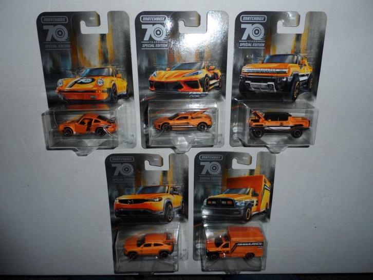 Matchbox Moving Parts 70 Years Special Edition Complete Set, Hobby en Vrije tijd, Modelauto's | Overige schalen, Nieuw, Auto, Ophalen of Verzenden
