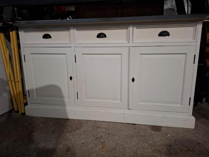 Leuk Wit Dressoir Landelijke stijl, Huis en Inrichting, Kasten | Dressoirs, Zo goed als nieuw, 50 tot 100 cm, 50 tot 75 cm, Ophalen