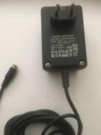 AC/DC Adapter, output +9,5V/1A of -9,5V/300mA, speciale plug, Ophalen, Gebruikt