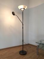 Staande lamp vloerlamp met leeslamp en dimmer, Huis en Inrichting, Lampen | Vloerlampen, Ophalen, Gebruikt, Metaal, 150 tot 200 cm