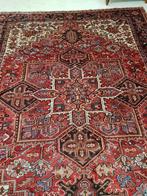 Groot VINTAGE Heriz tapijt 350 x 245 cm - vloerkleed, Crème, 200 cm of meer, Ophalen of Verzenden, Zo goed als nieuw