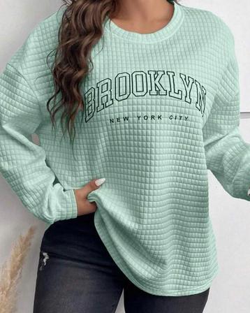 Sweater Brooklyn Groen (44-52) beschikbaar voor biedingen