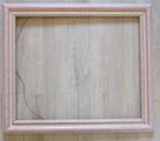 Houten schilderijlijst rose met goud, Minder dan 50 cm, Ophalen of Verzenden, Zo goed als nieuw, Minder dan 50 cm