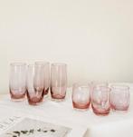 Roze Pasabahce Barrel sapglazen & longdrinkglazen, Ophalen of Verzenden