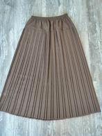 Vintage plisse rok, Kleding | Dames, Rokken, Ophalen of Verzenden, Zo goed als nieuw, Bruin, Onder de knie