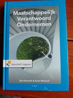 Enno Masurel - Maatschappelijk verantwoord ondernemen, Boeken, Sociale wetenschap, Ophalen of Verzenden, Zo goed als nieuw, Enno Masurel; Bart Bossink