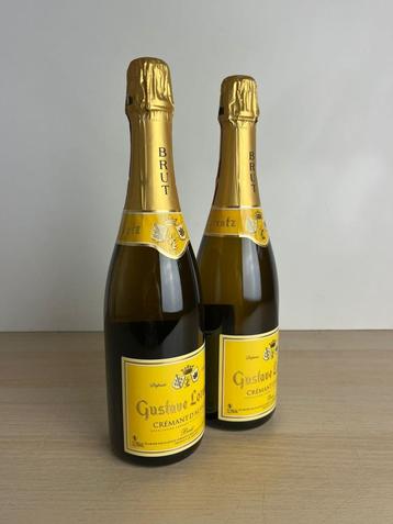 2x Gustave Lorentz Crémant d'Alsace Brut beschikbaar voor biedingen