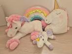 Regenboog unicorn knuffels, Ophalen of Verzenden, Zo goed als nieuw, Overige typen