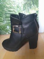 River Island Enkellaarsjes Maat 42, Rivera, Zwart, Lage of Enkellaarzen, Ophalen of Verzenden