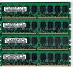 4 x Samsung 1GB DDR2 PC2-4200E ECC  - M391T2953CZ3-CD5, Computers en Software, RAM geheugen, 1 GB of minder, Server, Ophalen of Verzenden