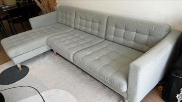 Ikea Landskrona 4 zitsbank met lounge, lichtgroen - afbeelding 2