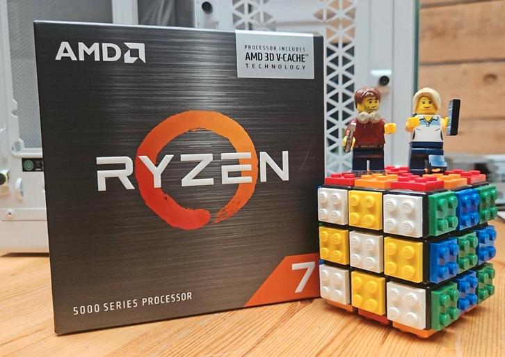 AMD Ryzen 7 5700X3D Processor, Computers en Software, Processors, Zo goed als nieuw, 8-core, 3 tot 4 Ghz, Ophalen of Verzenden