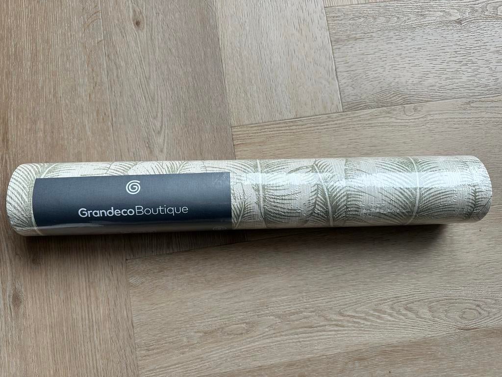 Hooked on Walls Cumaru behang - 3 rollen nieuw, Huis en Inrichting, Stoffering | Behang, Ophalen of Verzenden, 10 tot 25 m², Groen