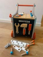 Houten werkbank / loopkar, Kinderen en Baby's, Ophalen of Verzenden, Gebruikt, Duw- of Trekspeelgoed