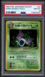 Dark Golbat Holo PSA 8 - 004/065 - Japanese Rocket Gang 1997, Ophalen of Verzenden, Zo goed als nieuw, Losse kaart, Foil