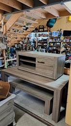 Complete set: Eetkamertafel, Salontafel, TV-kast, Ophalen, Overige materialen, Gebruikt, Modern