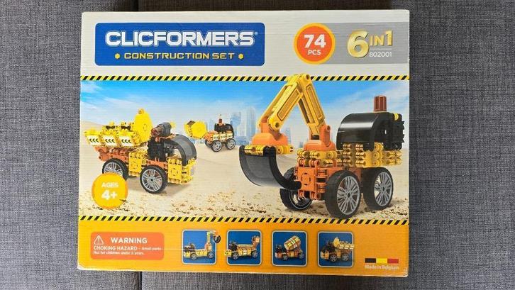 Clicformers Constructieset - Bouwset 74 Onderdelen, Kinderen en Baby's, Speelgoed | Educatief en Creatief, Gebruikt, Ophalen
