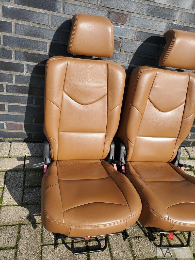 Peugeot 308 sw 2008 - 2013 stoel derde zitrij bruin leer, Auto-onderdelen, Ophalen of Verzenden, Gebruikt, Peugeot