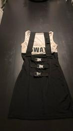 Carnavalspakje Swat/FBI maat 32/34, Kleding | Dames, Verzenden, Zo goed als nieuw, Maat 34 (XS) of kleiner