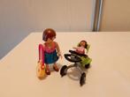 Playmobil 5491 moeder met kinderwagen compleet., Ophalen of Verzenden, Zo goed als nieuw, Complete set