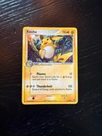 Raichu Pokémon kaart, Hobby en Vrije tijd, Verzamelkaartspellen | Pokémon, Ophalen of Verzenden, Gebruikt, Losse kaart, Foil