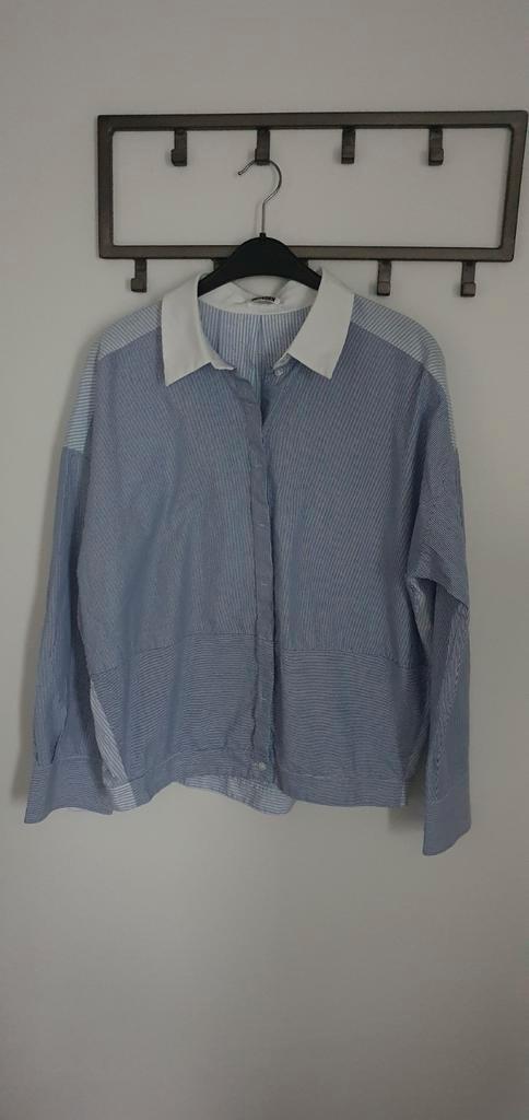 Leuke gestreepte Drykorn blouse maat XL, Kleding | Dames, Blouses en Tunieken, Nieuw, Maat 42/44 (L), Blauw, Ophalen of Verzenden