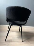 Zwarte Stoffen Stoel - Modern Design, Gebruikt, Zwart, Ophalen of Verzenden, Eén