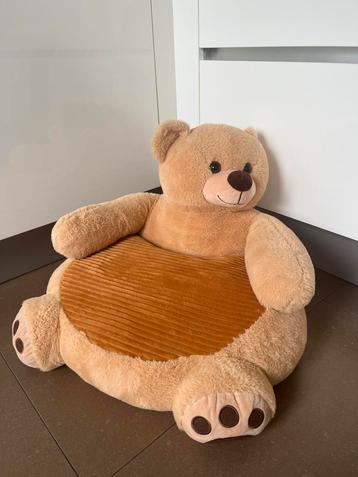 Bruine pluche beer knuffel/stoel voor kinderen | kinderstoel beschikbaar voor biedingen