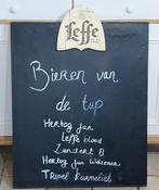 Leffe Bier Wand-krijtbord, Ophalen of Verzenden, Gebruikt, Reclamebord, Plaat of Schild, Leffe