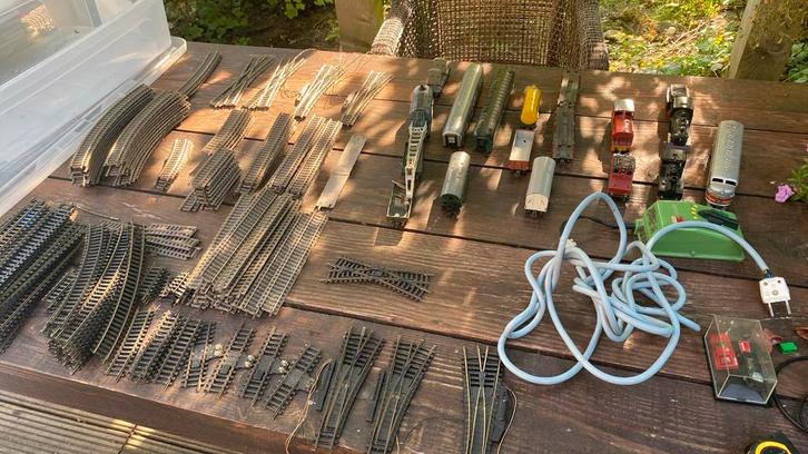 Fleischmann treinbaan, Hobby en Vrije tijd, Modeltreinen | H0, Gebruikt, Rails, Gelijkstroom, Fleischmann, Ophalen