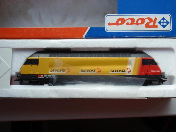 ROCO SBB Re 460 in exclusieve post uitvoering met geluid, Hobby en Vrije tijd, Modeltreinen | H0, Nieuw, Locomotief, Gelijkstroom