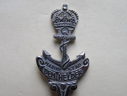 Lepeltje Marinestad Den Helder afbeelding Anker, Antiek en Kunst, Antiek | Bestek, Verzenden