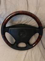 Mercedes Houten Stuur W124 W123 W201 W202 R129, Ophalen of Verzenden, Gebruikt, Mercedes-Benz