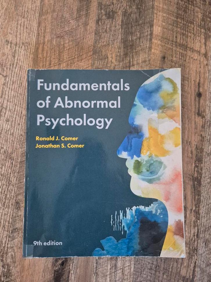 Abnormale Psychologie - Comer (9e editie), Boeken, Psychologie, Gelezen, Klinische psychologie, Ophalen of Verzenden
