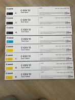 8 toners Canon C-EXV51 (Z-C-Y) nette dichte verzegelde dozen, Nieuw, CANON, Toner, Ophalen of Verzenden