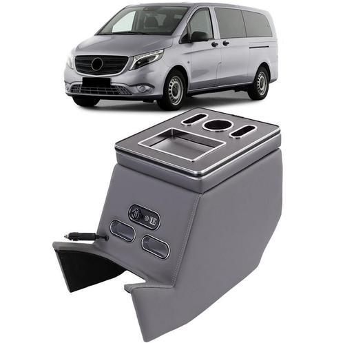 Middenconsole Armsteun USB Voor MB V Klasse W447 Grijs, Auto diversen, Tuning en Styling, Verzenden