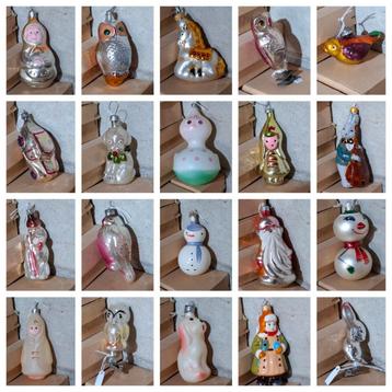 Oude antiek vintage kerstballen russische  beschikbaar voor biedingen