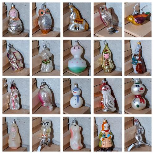 Oude antiek vintage kerstballen russische, Diversen, Kerst, Ophalen of Verzenden