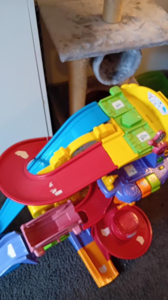 VTech Toet Toet Auto's Racebaan, Ophalen of Verzenden, Gebruikt, Jongen of Meisje