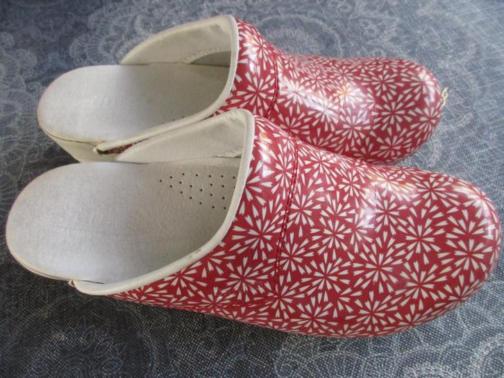 Verpleegkundige Sanita klompen Flex Graphic Red  314 maat 38, Kleding | Dames, Schoenen, Gedragen, Overige typen, Rood, Ophalen of Verzenden