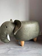 Krukje / poef olifant, Ophalen, Zo goed als nieuw, Rond, Minder dan 50 cm