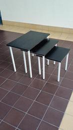 vintage set bijzettafels mimiset Pastoe design jaren 60, 70, Huis en Inrichting, Tafels | Bijzettafels, Minder dan 45 cm, Minder dan 55 cm